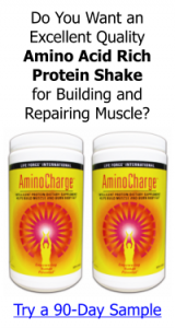Build muscles faster with amino acid charged protein shakes.