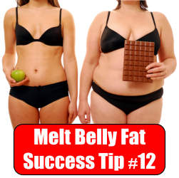 How to keep focused and motivated with your belly fat loss plan.