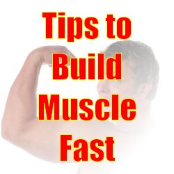 There are things you can do to help you build muscle fast.
