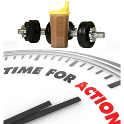 If you're going to hit your healt and fitness goals, it's time for action.